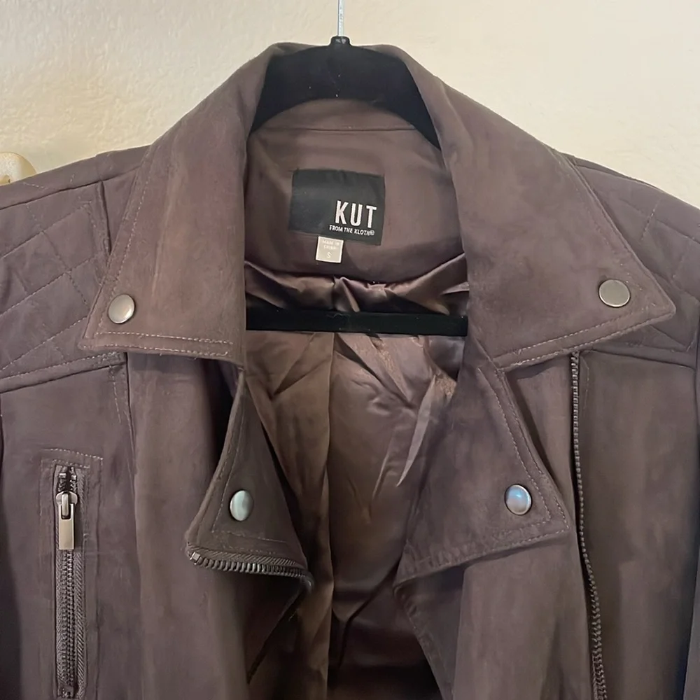 KUT From the Kloth Chocolate Jacket Size S - Picture 3 of 10